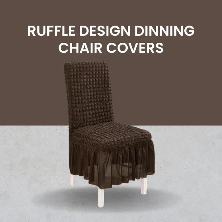 Frill Style Bubble Stuff Chair Cover