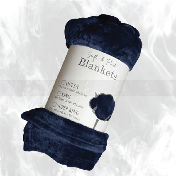 Super Soft AC Fleece Blanket (Blue Color)