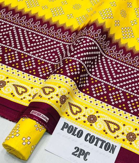 2 Pc Polo cotton - With 100% Gurranted Standard size 10 to 15 years